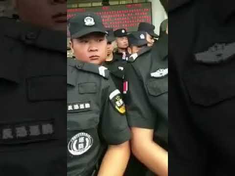 湖南湘潭市利用反恐巡防人员镇压维权老兵