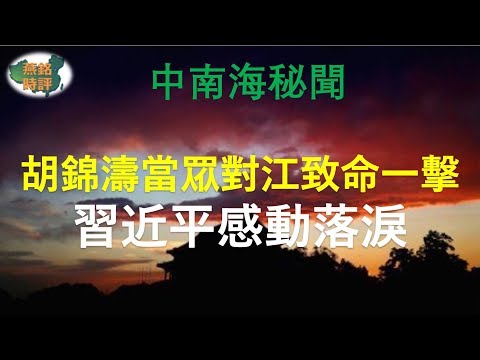 胡锦涛当众对江泽民致命一击 习近平感动落泪